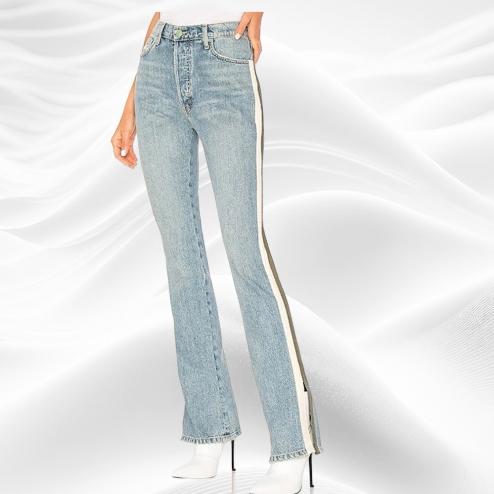 SANDRINE ROSE NWT The Bardot Jeans High Rise Kick Flare‎ in Libertine Size 29